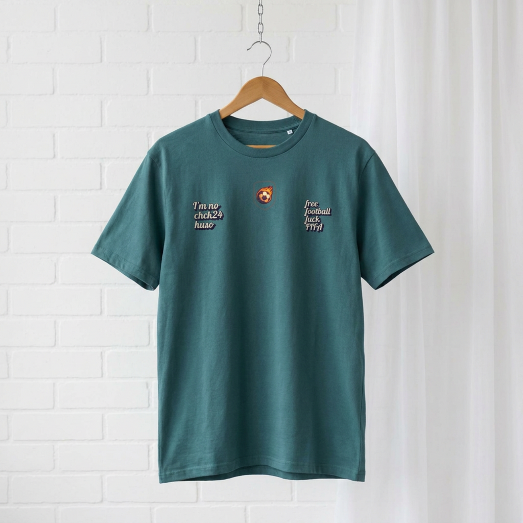 "i'm no chck24 huso" // unisex message T-Shirt // 100% Bio-Baumwolle