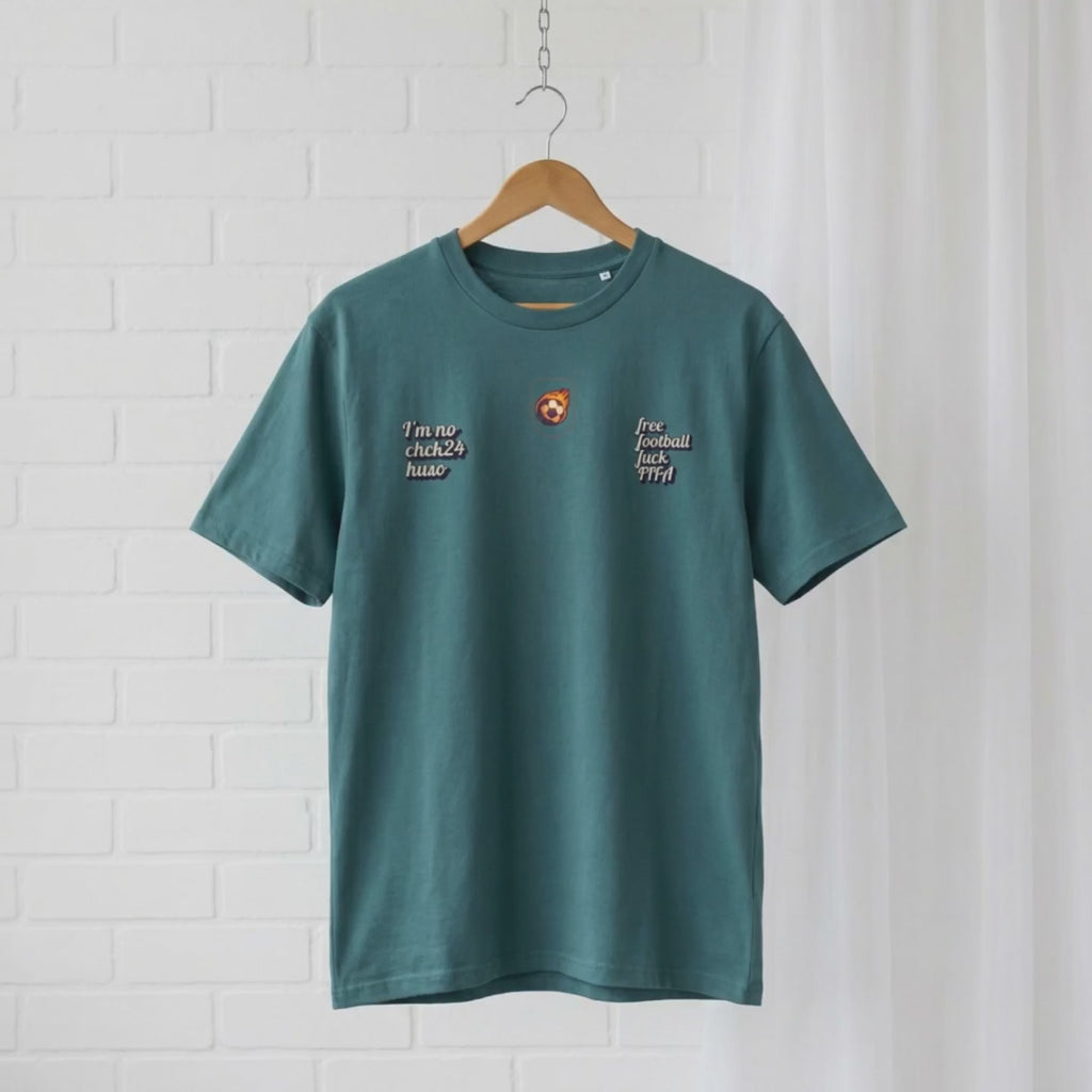 "i'm no chck24 huso" // unisex message T-Shirt // 100% Bio-Baumwolle