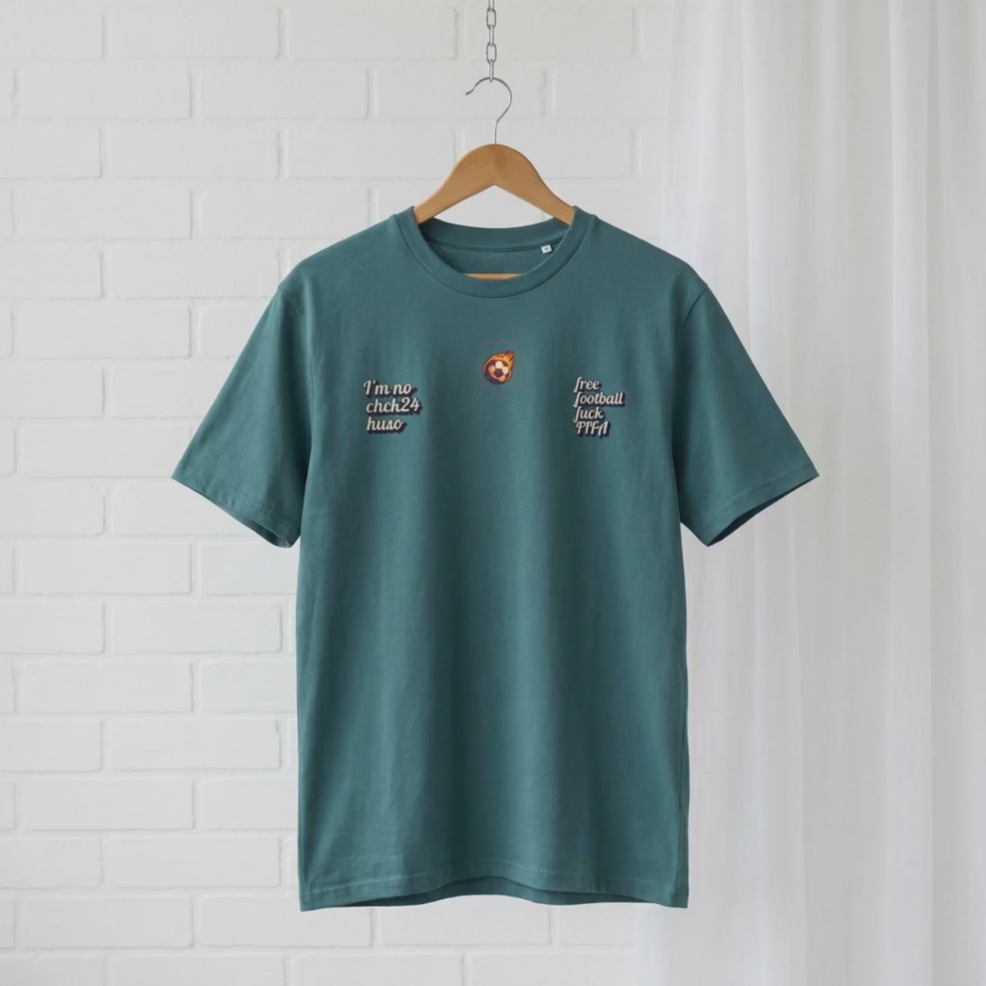 "i'm no chck24 huso" // unisex message T-Shirt // 100% Bio-Baumwolle