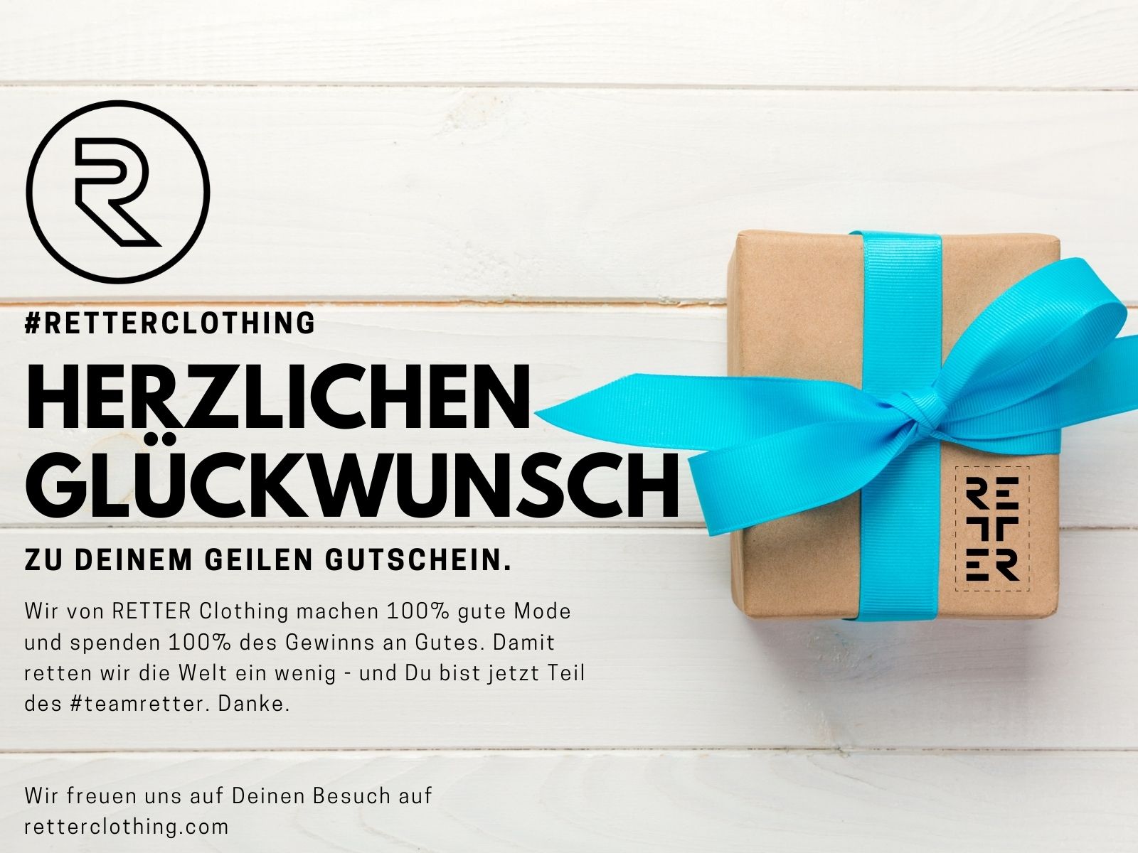 RETTER Clothing // Gutschein